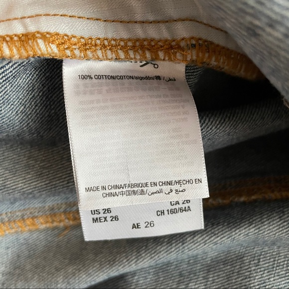 Juicy Zip Front Denim Midi Skirt Women Size 26 - Picture 9 of 11